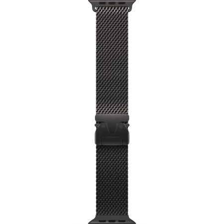 Apple Watch Series Ultra 3 49mm Black Titanium Case with Black Titanium Milanese Loop M
